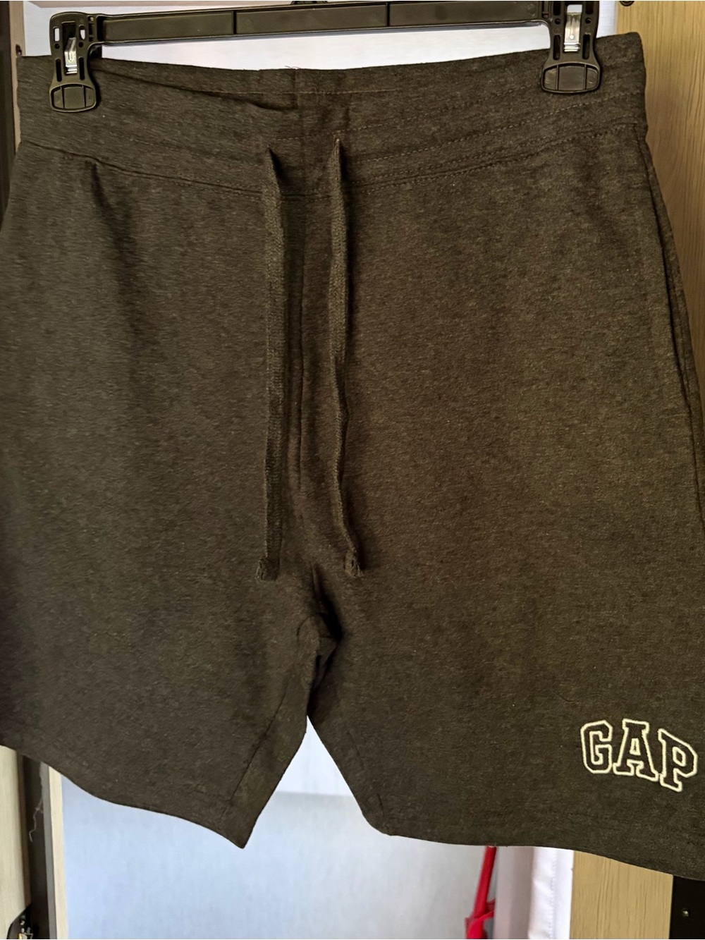 GAP Men's Dark Charcoal Drawstring Shorts